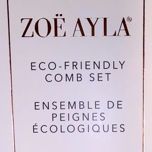 Zoë Ayla Eco-Friendly Comb Set of 2. Brand New!